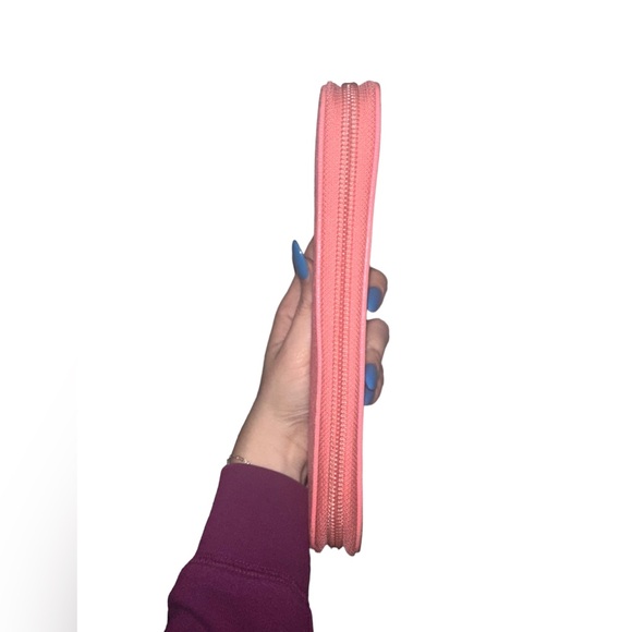 CHANEL EUC RARE PINK TIMELESS CC CAVIAR FULL ZIP LONG WALLET W/ COA CARD - Picture 8 of 13